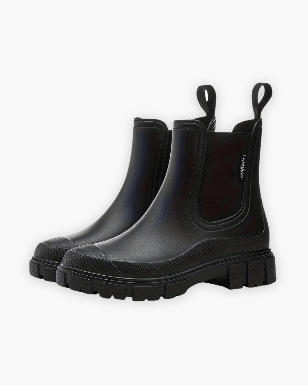 Luxeraum.de Boots Schwarz / 36 Gummistiefel Wasserabweisend – Profilsohle – Damen