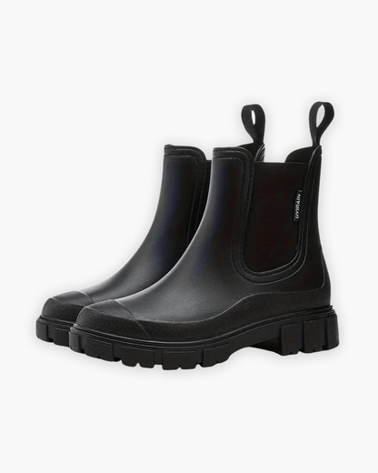 Luxeraum.de Boots Schwarz / 36 Gummistiefel Wasserabweisend – Profilsohle – Damen