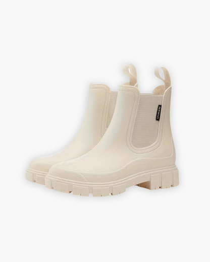 Luxeraum.de Boots Beige / 36 Gummistiefel Wasserabweisend – Profilsohle – Damen