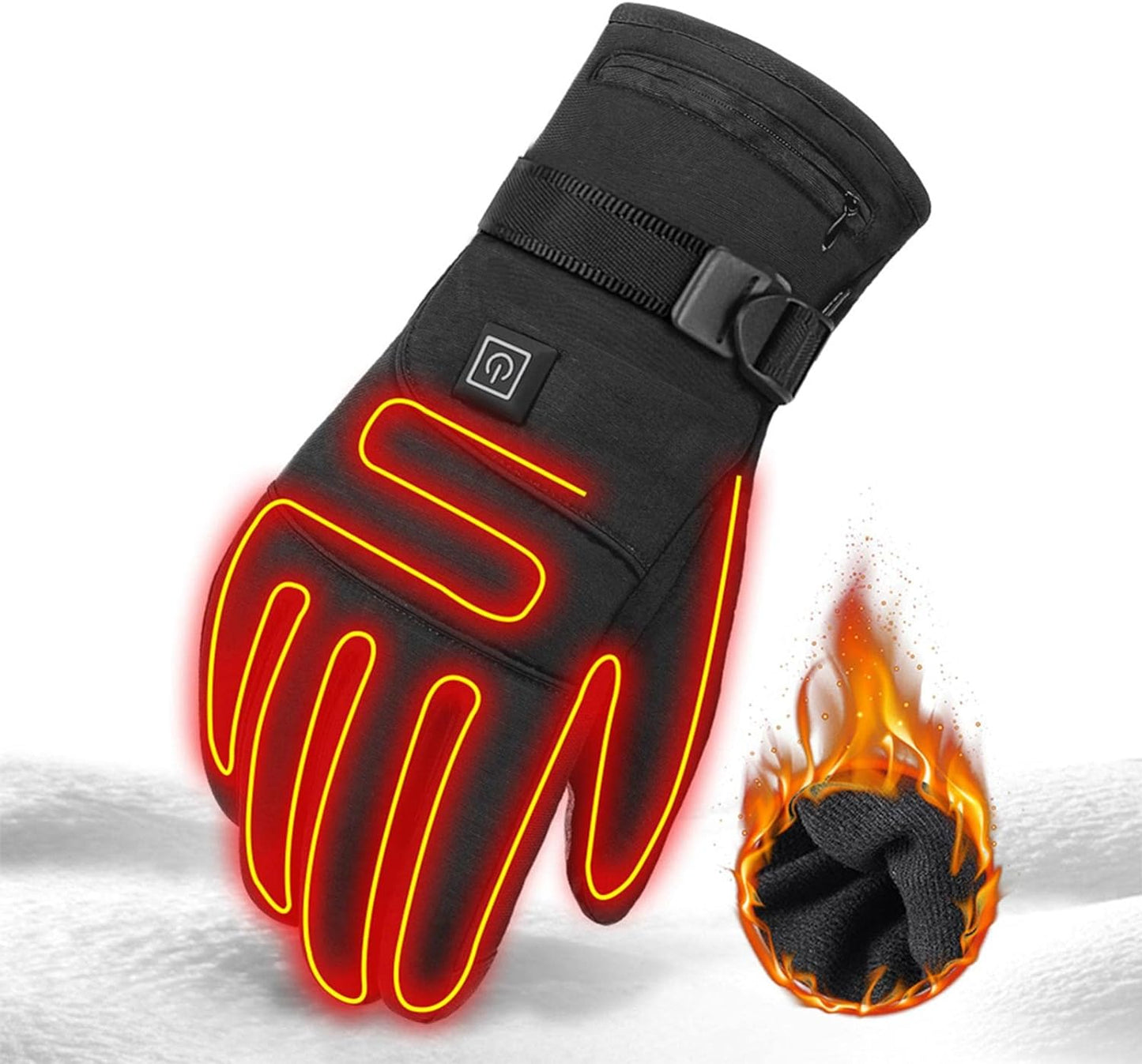 Luxeraum.de Gloves & Mittens Handschuhe – Materialmix – Elektrisch beheizt & Touchscreen – Unisex
