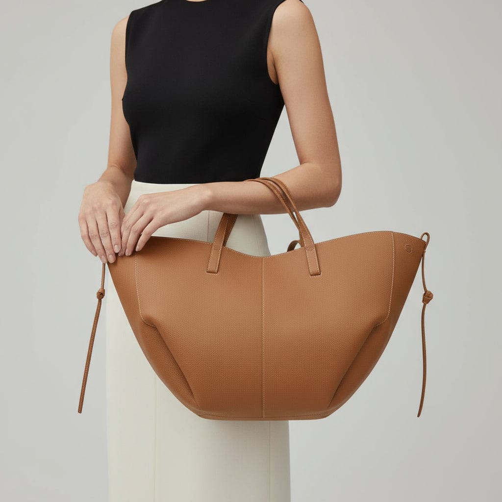 Luxeraum.de Shopper Bags Handtasche – Italienisches Leder – Magnetverschluss & Variable Trageriemen – Damen