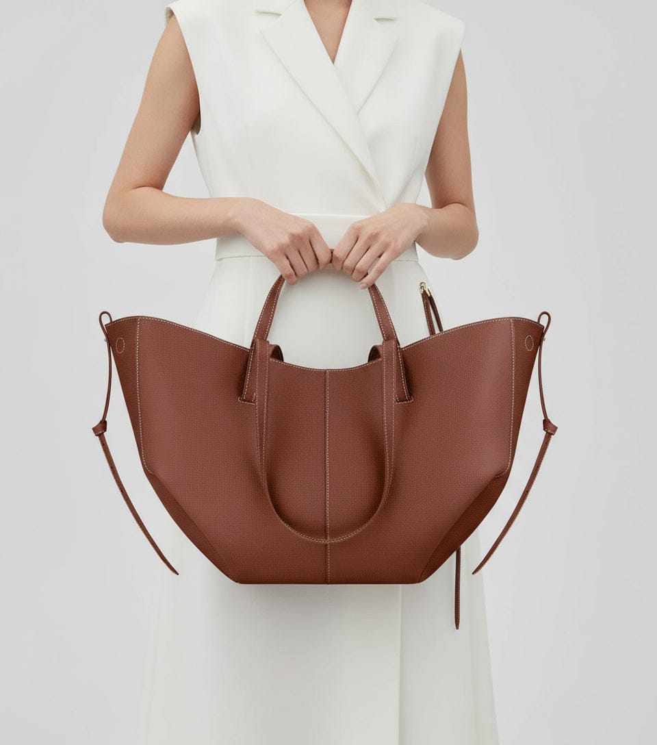 Luxeraum.de Shopper Bags Handtasche – Italienisches Leder – Magnetverschluss & Variable Trageriemen – Damen