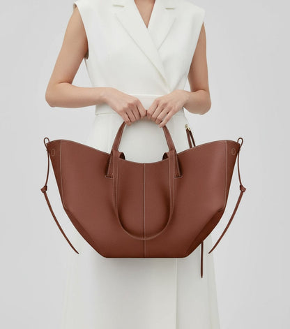 Luxeraum.de Shopper Bags Handtasche – Italienisches Leder – Magnetverschluss & Variable Trageriemen – Damen