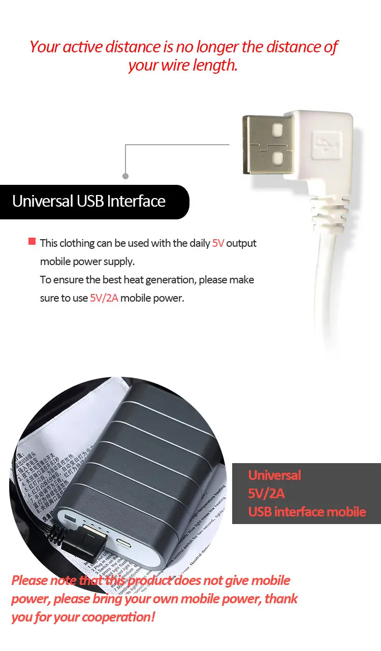 Luxeraum.de Outerwear Heizmantel – Funktionaler Materialmix – integrierte USB-Wärmeelemente – Herren