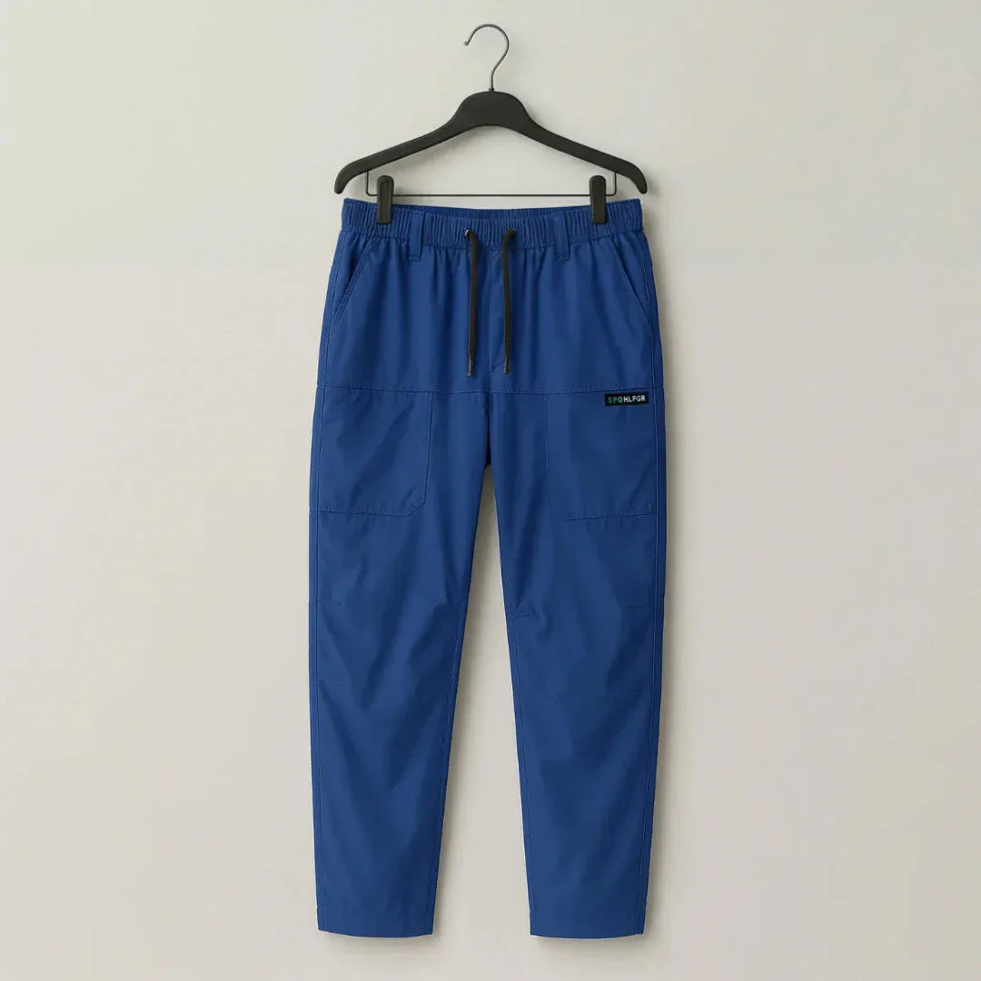 Luxeraum.de Cargo Pants Blau / XS Herren Cargo Hose mit 6 Taschen – Bequeme Freizeithose aus elastischem Material