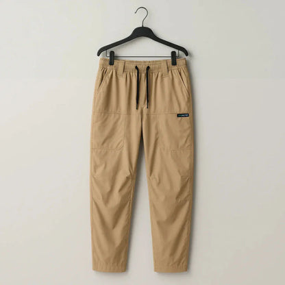 Luxeraum.de Cargo Pants Beige / XS Herren Cargo Hose mit 6 Taschen – Bequeme Freizeithose aus elastischem Material