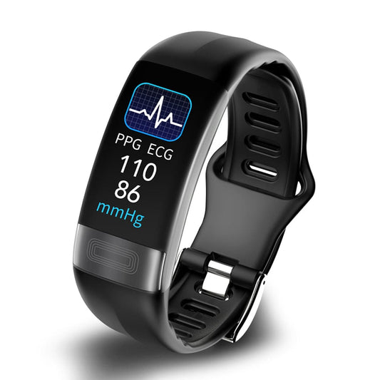Luxeraum.de winners 25 september Schwarz Intelligentes Armband Blutdruckmessgerät | EKG, Herzfrequenz, Sauerstoffsättigung & Schlaftracker - FDA-geprüft