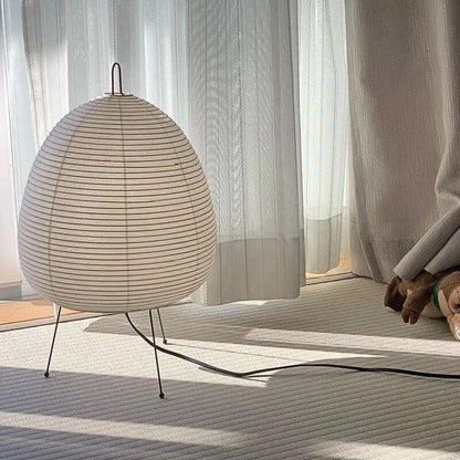 Luxeraum.de Lamps Japanische Tischlampe - Reispapier - Warmes Licht - Stilvolle Innenräume