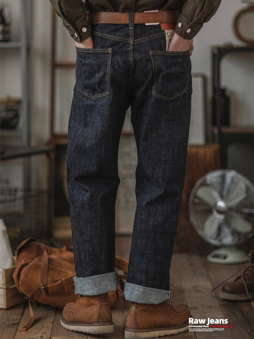 Luxeraum.de Jeans Jeans – 14oz Selvedge Denim – klassische Indigo-Optik – Herren