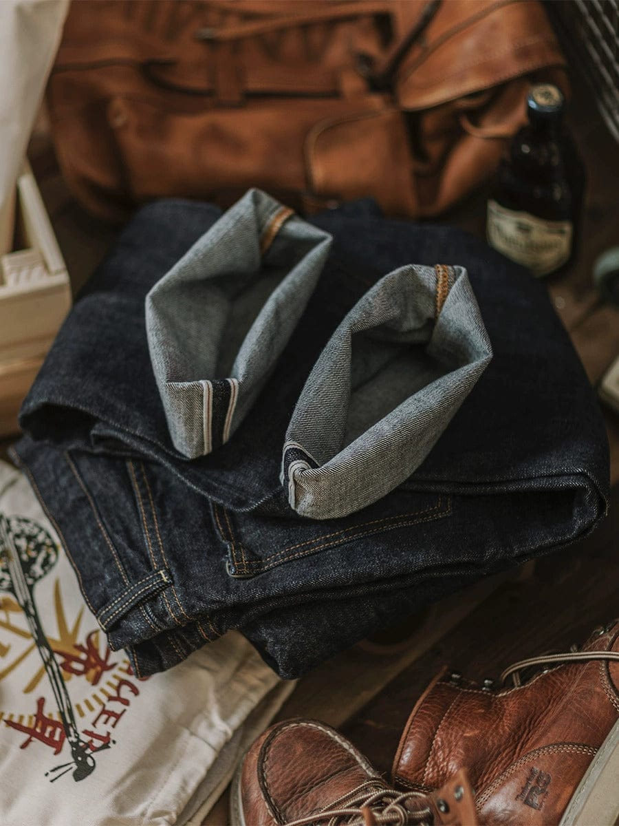 Luxeraum.de Jeans Jeans – 14oz Selvedge Denim – klassische Indigo-Optik – Herren