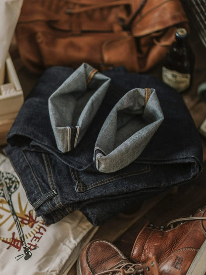 Luxeraum.de Jeans Jeans – 14oz Selvedge Denim – klassische Indigo-Optik – Herren