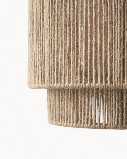 Luxeraum.de Wall Light Fixtures Default Jute Wandleuchte – Wabi Sabi Wandlampe - Natürliches Design