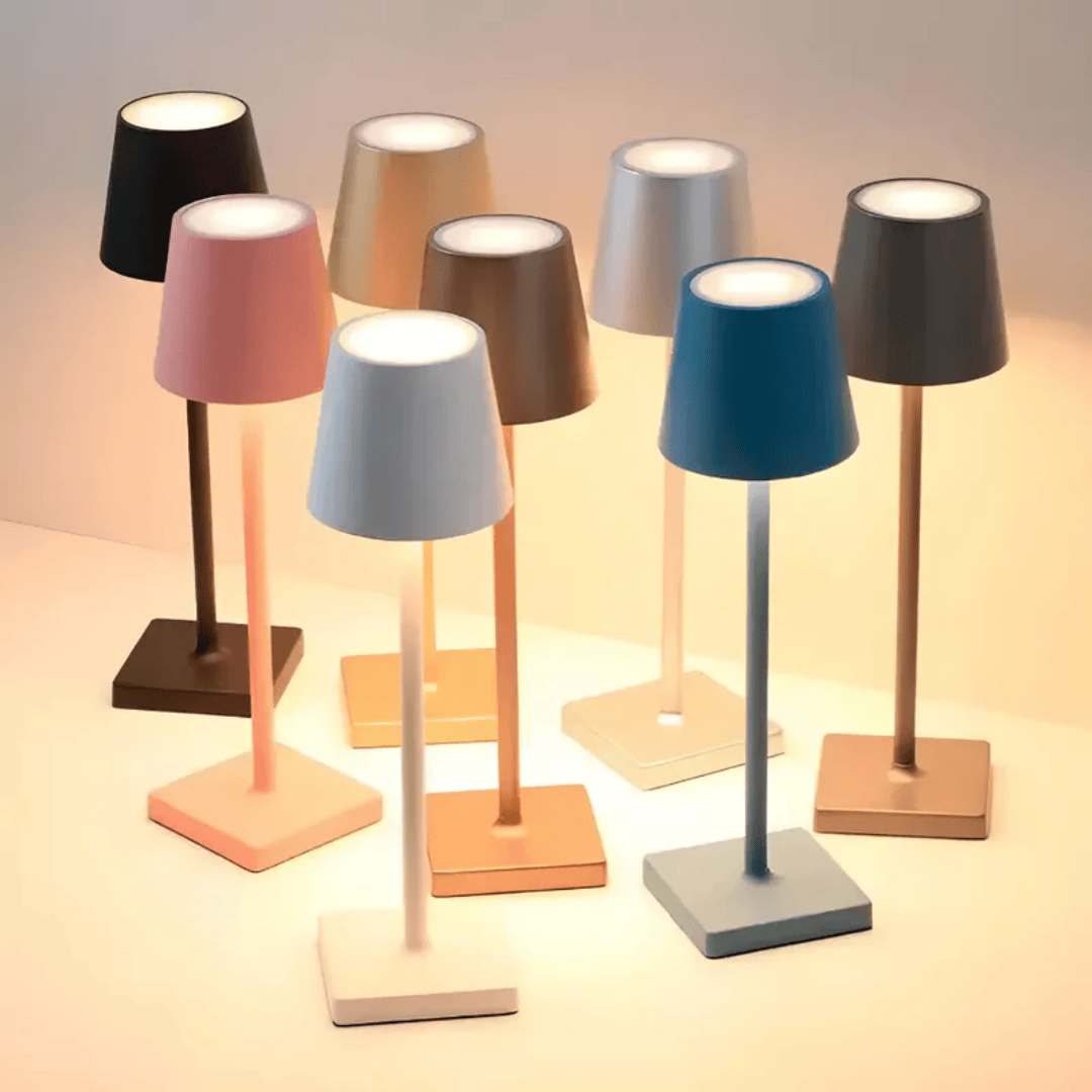 Luxeraum.de Table Lamps Kabellose LED Tischlampe – Wiederaufladbar - Dimmbar - Wasserfest – Skandinavisches Design