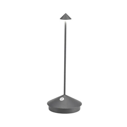 Luxeraum.de Table Lamps Grau Kabellose LED Tischleuchte – Dimmbar, Wasserfest & Wiederaufladbar – Modernes Design