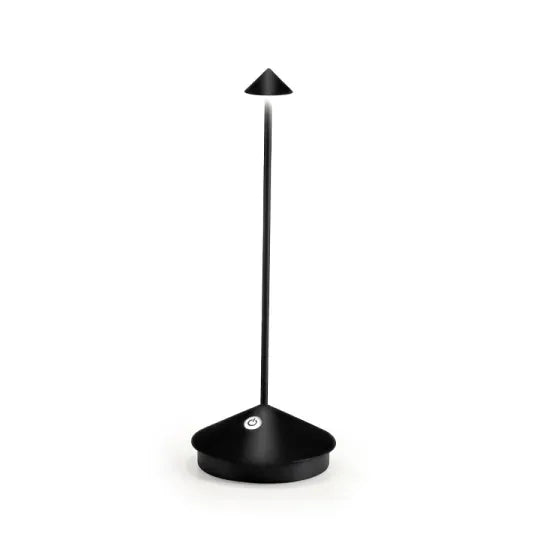 Luxeraum.de Table Lamps Schwarz Kabellose LED Tischleuchte – Dimmbar, Wasserfest & Wiederaufladbar – Modernes Design