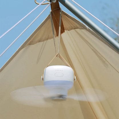Luxeraum.de Ceiling Fans Kabelloser Deckenventilator - LED-Licht & Fernbedienung - Leise - 8h Akku