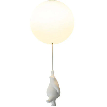 Luxeraum.de Ceiling Light Fixtures Kinder Deckenlampe – LED Lampe - Bär & Ballon – Babyzimmer, Kinderzimmer & Spielzimmer