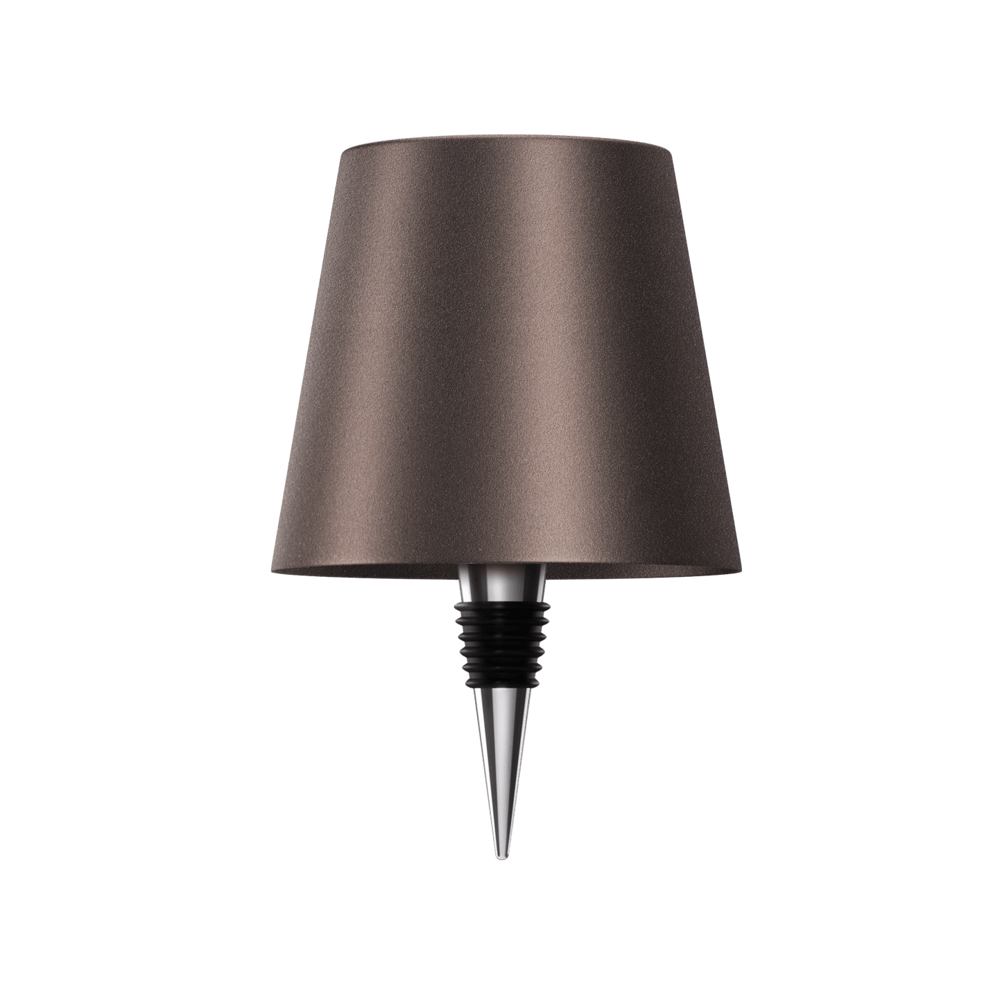 Luxeraum.de Table Lamps Dunkelbraun LED Flaschenlampe - Wiederaufladbar - Nachhaltige Tischlampe - 3 Lichtmodi