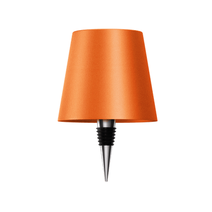 Luxeraum.de Table Lamps Orange LED Flaschenlampe - Wiederaufladbar - Nachhaltige Tischlampe - 3 Lichtmodi