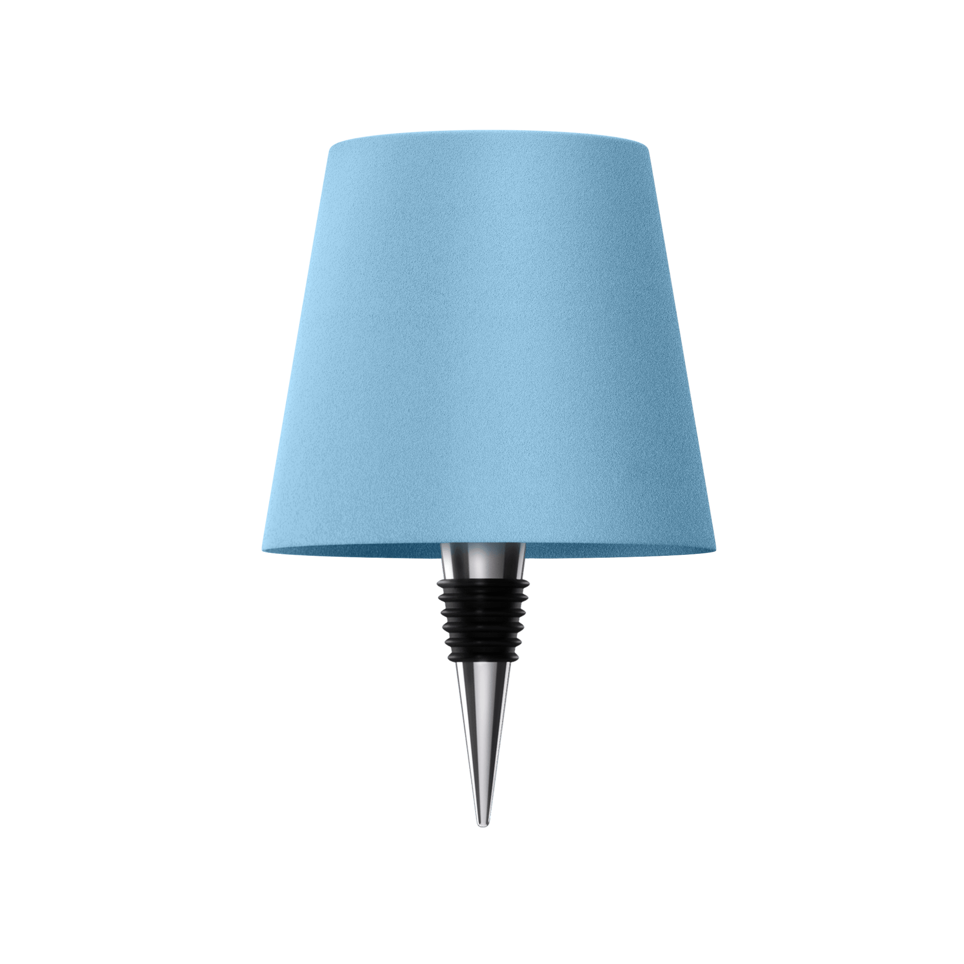 Luxeraum.de Table Lamps Blau LED Flaschenlampe - Wiederaufladbar - Nachhaltige Tischlampe - 3 Lichtmodi