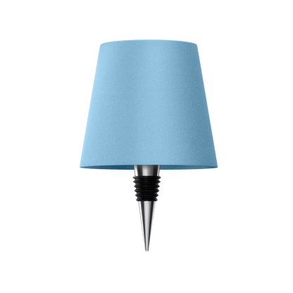 Luxeraum.de Table Lamps Blau LED Flaschenlampe - Wiederaufladbar - Nachhaltige Tischlampe - 3 Lichtmodi
