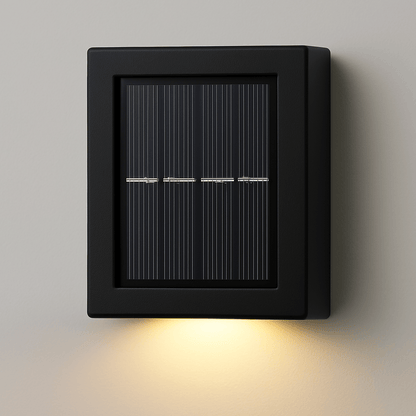 Luxeraum.de Landscape Pathway Lighting LED Solar-Wandleuchte – 3000K - IP65 - Kabellos & Energiesparend - Garten, Terrasse & Balkon