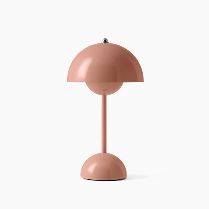 Luxeraum.de Table Lamps Hellrosa LED Tischlampe – Kabellos - Dimmbar - Wiederaufladbar