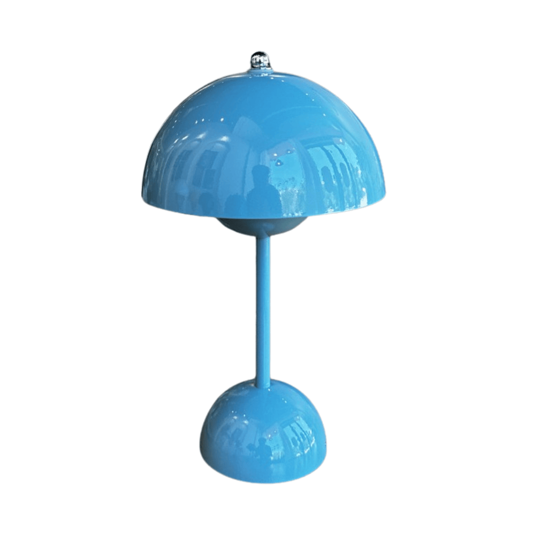 Luxeraum.de Table Lamps Blau LED Tischlampe – Kabellos - Dimmbar - Wiederaufladbar