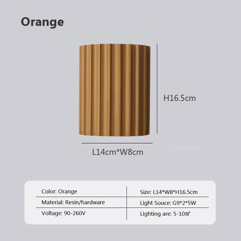 Luxeraum.de Wandleuchten LED Wandleuchte – Geripptes Design – Matt – Minimalistisch