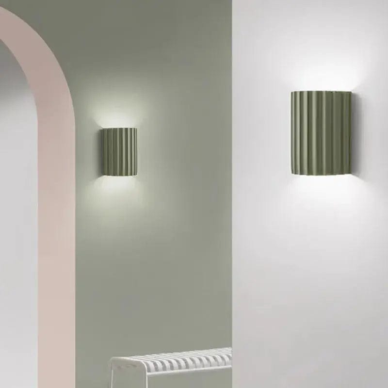 Luxeraum.de Wandleuchten LED Wandleuchte – Geripptes Design – Matt – Minimalistisch