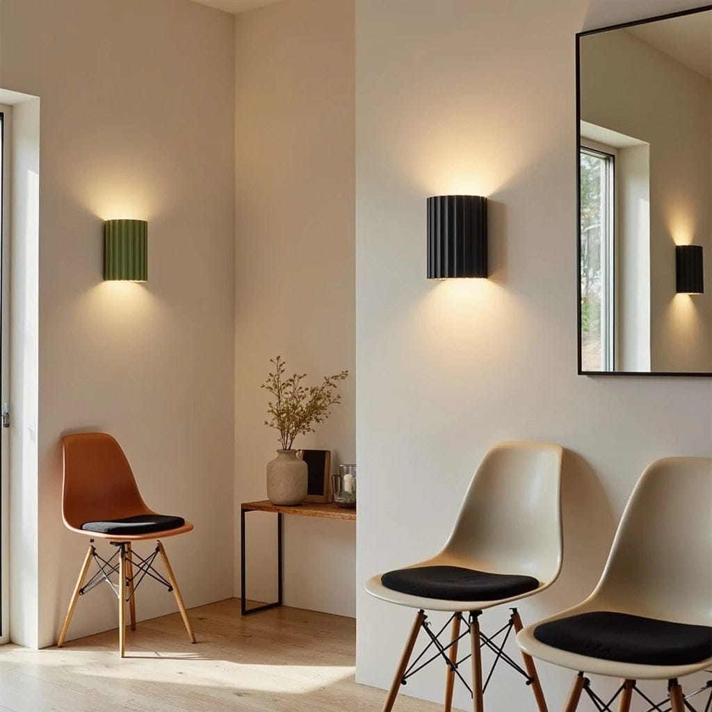 Luxeraum.de Wandleuchten LED Wandleuchte – Geripptes Design – Matt – Minimalistisch