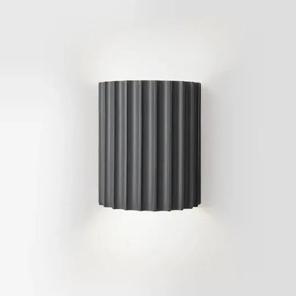 Luxeraum.de Wall Light Fixtures Schwarz Moderne Harz-Wandlampe - LED Beleuchtung - Wohnzimmer, Schlafzimmer & Flur