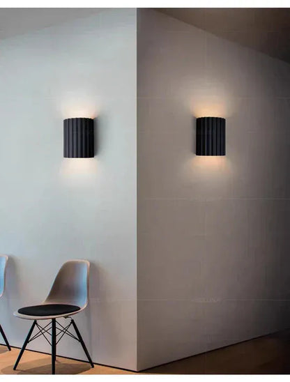 Luxeraum.de Wall Light Fixtures Moderne Harz-Wandlampe - LED Beleuchtung - Wohnzimmer, Schlafzimmer & Flur