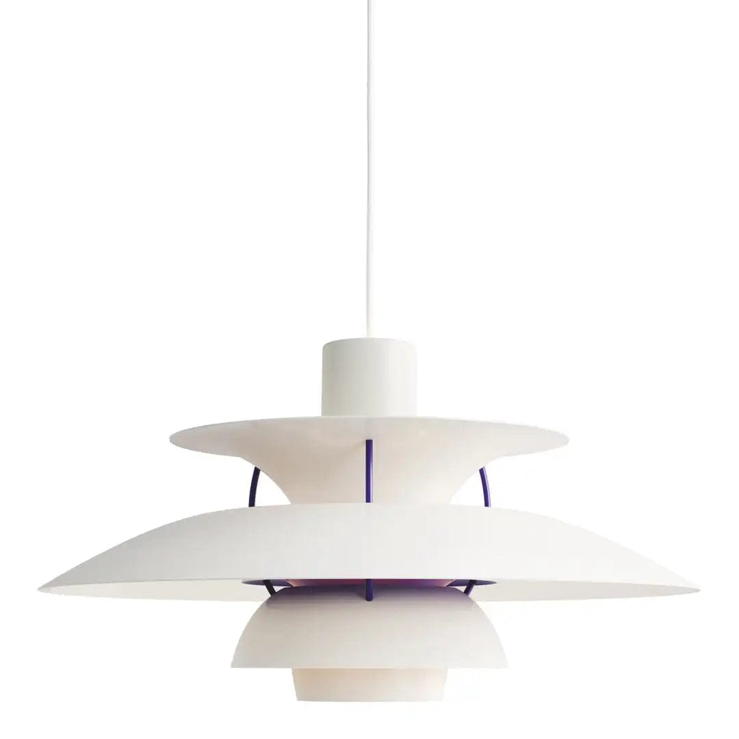 Luxeraum.de Ceiling Light Fixtures Weiß/Lila / 30 cm Moderne LED Deckenlampe Rund – Dimmbar 3000K Warmweiß – Energieeffizient & Langlebig