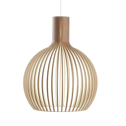 Luxeraum.de Ceiling Light Fixtures Ø 35cm / Holz Pendelleuchte aus Holz – Ø35/45/55 cm – Skandinavisches Design