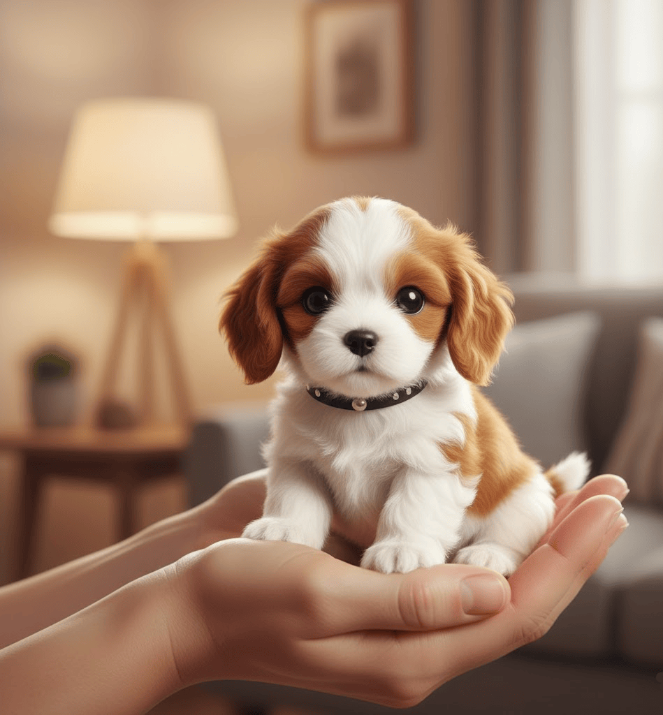 Luxeraum.de Plush Toy Braun & Weiß 2 Plüschtier Hund Interaktiv realistischer Bewegungs Soundbegleiter