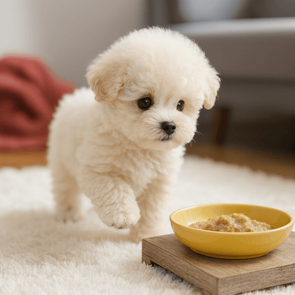 Luxeraum.de Plush Toy Weiß Plüschtier Hund Interaktiv realistischer Bewegungs Soundbegleiter