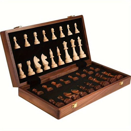 Luxeraum.de Board Games Default Premium - Holzschach-Set - Perfekt für das Wettbewerbsspiel