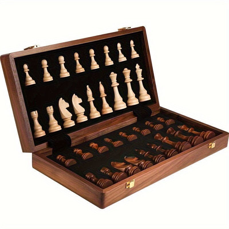 Luxeraum.de Board Games Default Premium - Holzschach-Set - Perfekt für das Wettbewerbsspiel