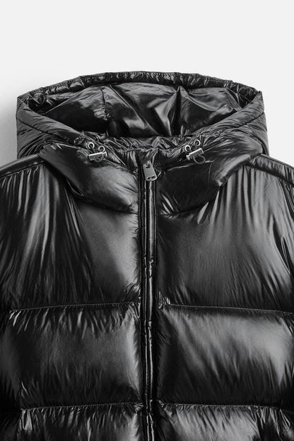 Luxeraum.de Puffer Jackets Puffjacke – Isolierender Materialmix – Gesteppte Silhouette mit Kapuze – Herren
