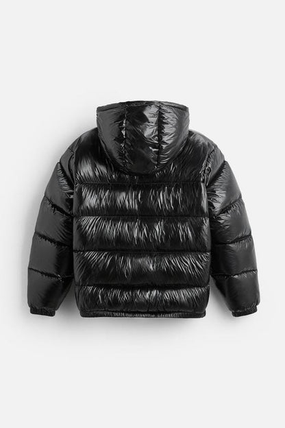Luxeraum.de Puffer Jackets Puffjacke – Isolierender Materialmix – Gesteppte Silhouette mit Kapuze – Herren
