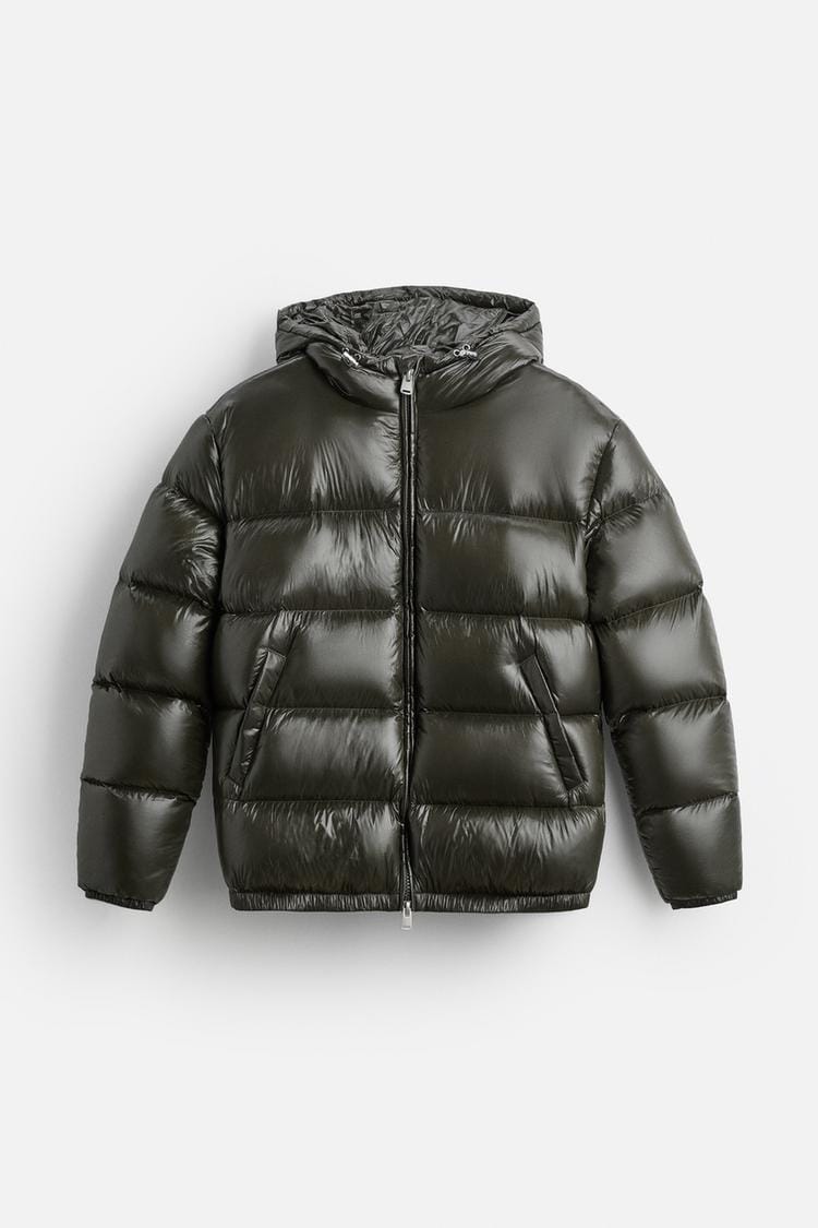 Luxeraum.de Puffer Jackets Puffjacke – Isolierender Materialmix – Gesteppte Silhouette mit Kapuze – Herren