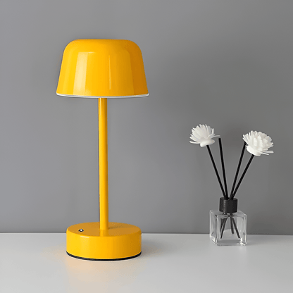 Luxeraum.de Table Lamps Gelb RetroGlow - Dimmbare USB Wiederaufladbar Drahtlos LED Tischlampe