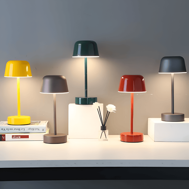 Luxeraum.de Table Lamps RetroGlow - Dimmbare USB Wiederaufladbar Drahtlos LED Tischlampe