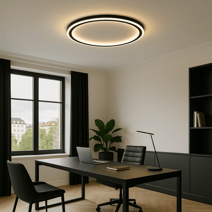 Luxeraum.de Ceiling Light Fixtures Skandinavische LED Deckenleuchte – Modern, dimmbar & stilvoll für Wohnzimmer, Esszimmer & Flur