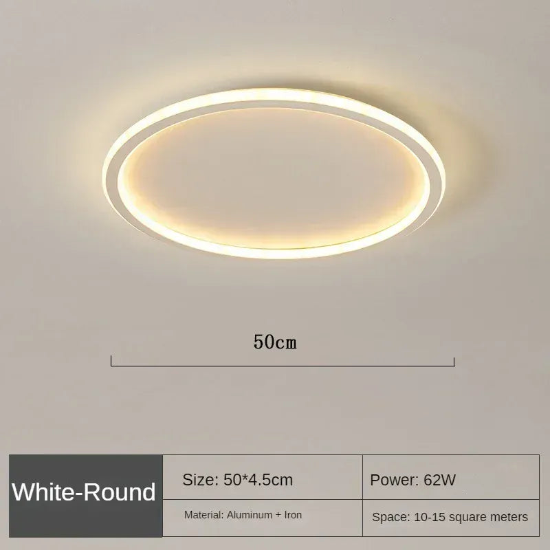 Luxeraum.de Ceiling Light Fixtures Skandinavische LED Deckenleuchte – Modern, dimmbar & stilvoll für Wohnzimmer, Esszimmer & Flur