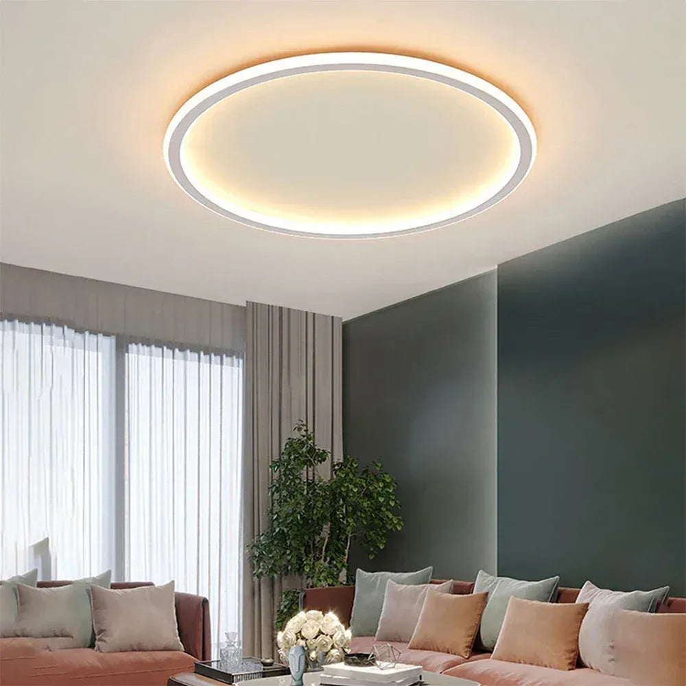 Luxeraum.de Ceiling Light Fixtures Skandinavische LED Deckenleuchte – Modern, dimmbar & stilvoll für Wohnzimmer, Esszimmer & Flur