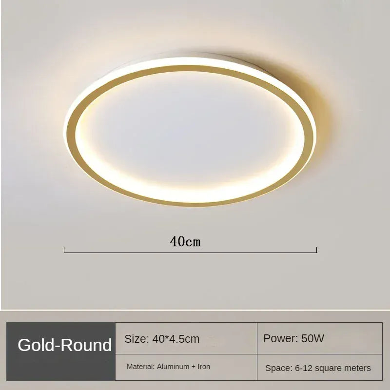 Luxeraum.de Ceiling Light Fixtures Skandinavische LED Deckenleuchte – Modern, dimmbar & stilvoll für Wohnzimmer, Esszimmer & Flur