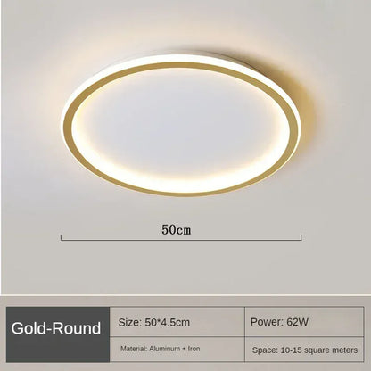 Luxeraum.de Ceiling Light Fixtures Skandinavische LED Deckenleuchte – Modern, dimmbar & stilvoll für Wohnzimmer, Esszimmer & Flur