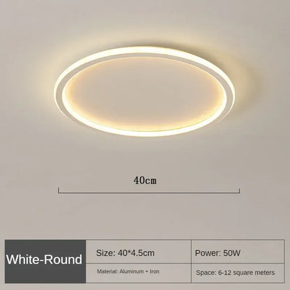 Luxeraum.de Ceiling Light Fixtures Skandinavische LED Deckenleuchte – Modern, dimmbar & stilvoll für Wohnzimmer, Esszimmer & Flur
